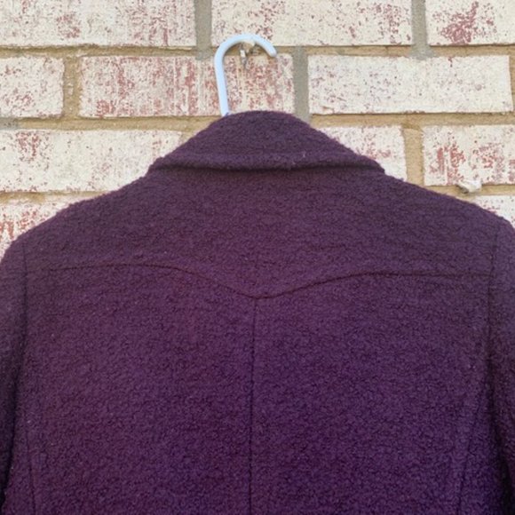 DKNY double breasted plum peacoat size 6 - Picture 7 of 11